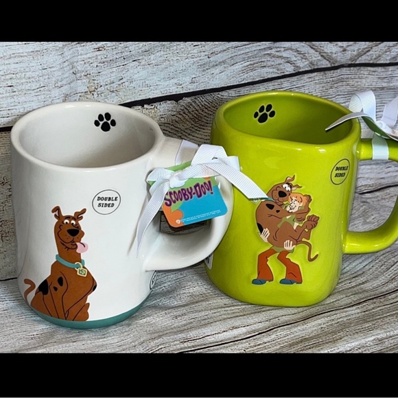 2 Rae Dunn SCOOBY-DOO and HEEBIE JEEBIE Handmade Mugs - Picture 2 of 9
